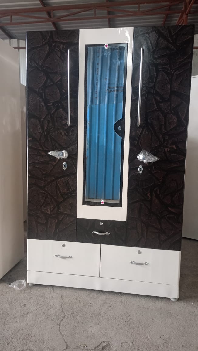 Alternative view of Spacious Three-Door Mild Steel Cupboard